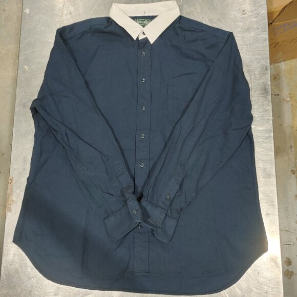 Brand New Gitman Bros Vintage Men's Button Shirt Blue Size XXL - Picture 1 of 4